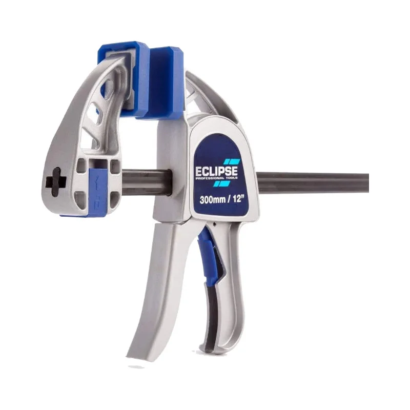 Eclipse One‑Hand Bar Clamp Heavy‑Duty, 300mm 12inch 1 Eclipse Heavy-Duty One-Handed Bar Clamp EOHB12-HD-300mm