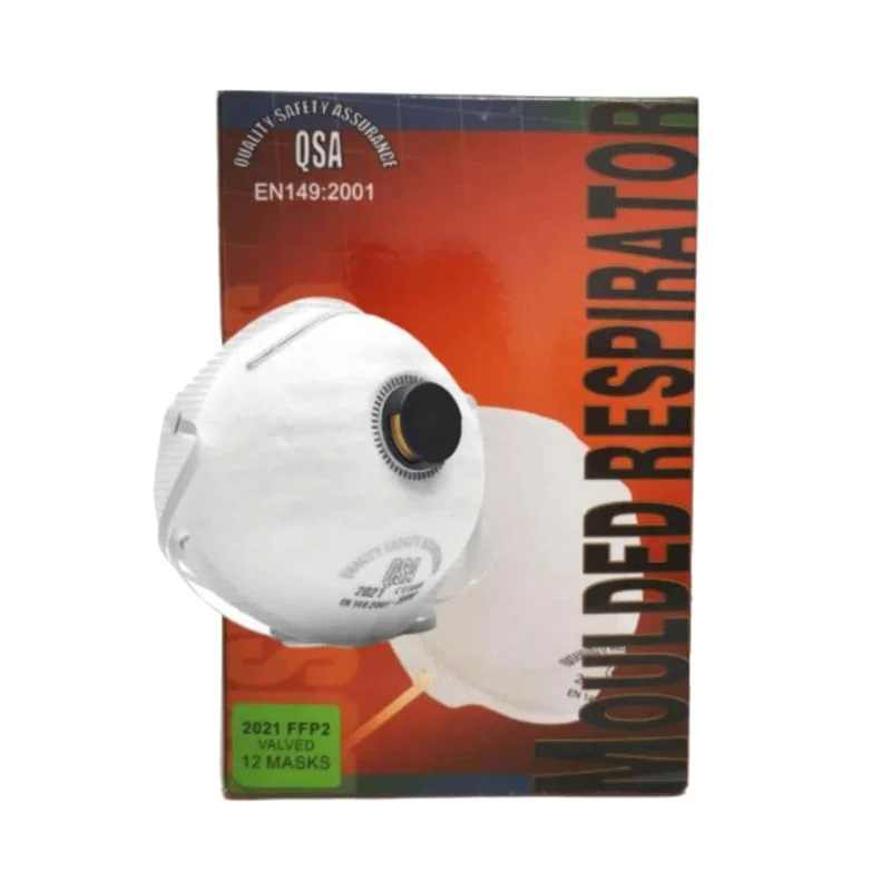 Dromex Dust FFP2 Masks with Valve 12/Box (MOQ 24) 288/Carton 2 Dromex Dust Masks - FFP2 with Valve 12/Box QSA 2021