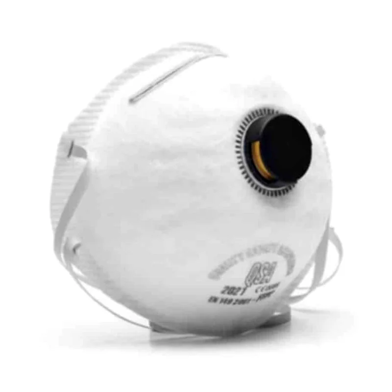Dromex Dust FFP2 Masks with Valve 12/Box (MOQ 24) 288/Carton 1 Dromex Dust Masks - FFP2 with Valve 12/Box QSA 2021