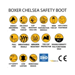 Dromex Boxer Chelsea Boot SS1050 DWGDromex Boxer Chelsea Boot SS1050 ICON