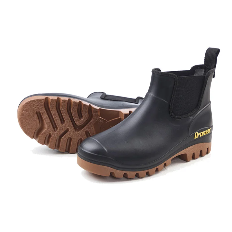 Dromex Gumboot (Chelsea Style), 2 Dromex Chelsea Gumboots Black DF-CH-GB-BLK