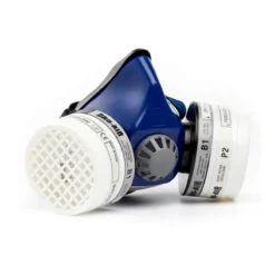 Dromex PVC Twin Half Mask Blue DH-102