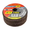 Tork Craft Flap Sanding Discs 115mm 120g AO TCFD115-120-5 2 Tork Craft Flap Sanding Disc 115mm 4+1 Free Alu/Oxd 120grit TCFD115-120-5