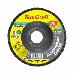 Tork Craft Flap Disc 115mm 15 Deg. Angle Alu/Oxd 80g