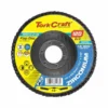 Tork Craft Flap Disc 115mm 15 Deg.angle 120grit Zirconium TCFD115-4-120