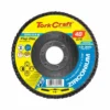 Tork Craft Flap Disc 115mm 15 Deg.angle 40grit Zirconium TCFD115-4-40