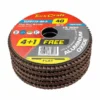 Tork Craft Flap Sanding Disc 115mm 4+1 Free Alu/Oxd 40grit TCFD115-40-5