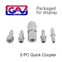 Quick Coupler Set 5piece Packaged GAV UNI-5AM