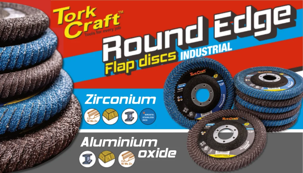 TORK CRAFT Round Edge Flap Discs