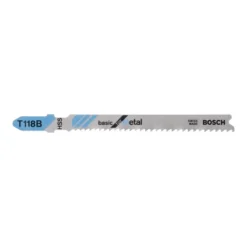 Bosch Pro Jigsaw Blade HSS T 118 B Basic for Metal, 3pcs (medium-thick sheet metal) 2608631673