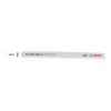 Bosch Pro Jigsaw Blades 132mm 3pcs, Progressor Wood, Metal, 4 Bosch Pro Jigsaw Blade BIM T 345 XF Progressor for Wood and Metal, 3pcs 2608634993