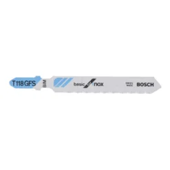 Bosch Pro Jigsaw Blade BIM T 118 GFS Basic for INOX, 3pcs (tooth spacing 0.8 mm) 2608636498