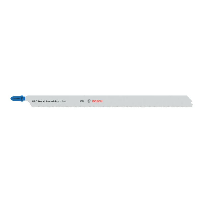 Bosch Pro Jigsaw Blades 250mm 3pcs BIM for Metal Sandwich 1 Bosch Pro Jigsaw Blade BIM T 1018 AFP Precision for Metal-Sandwich, 3pc (
