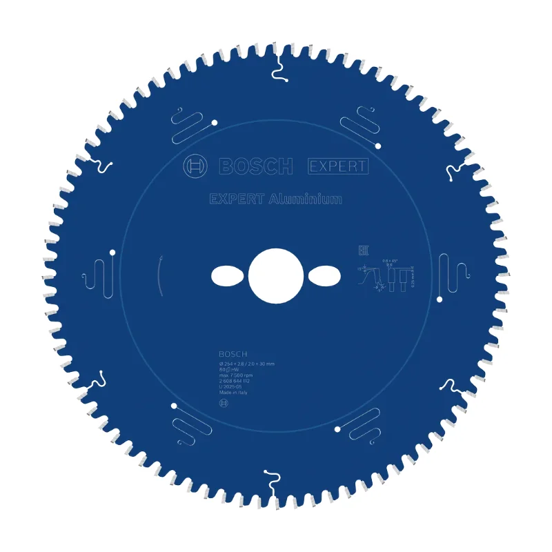 Bosch Pro Circular Saw Blades 254x30x2,8mm 80T, Expert - Aluminium 1 Bosch Pro Expert for Aluminium 254x30x2,8 mm, 80T 2608644112