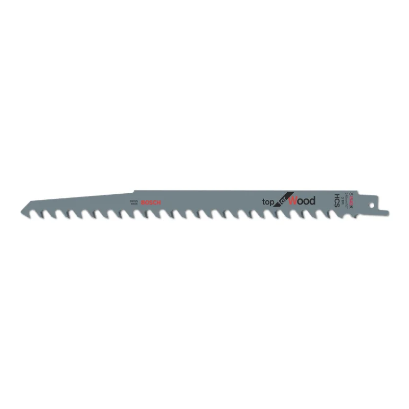 Bosch Pro Sabre Saw Blades 240mm 19x1.5mm 2pcs, HCS S 1542 K Top for Wood 1 Bosch Pro Recipro Saw Blade HCS S 1542 K Top for Wood, 240x19x1.5, 2pcs 2608650681