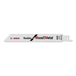 Bosch Pro Recipro Saw Blade BIM S 922 HF Flexible for Wood and Metal, 150x19x0.9, 2pcs 2608656039