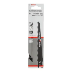 Bosch Pro Recipro Saw Blade BIM S 628 DF Special for Plaster, 150x19x1.25, 2pcs 2608656274