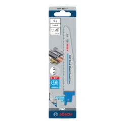 Bosch Pro Recipro Saw Blade BIM S 930 CF Endurance for Heavy Metal, 150x22x1.6, 5pcs 2608657527
