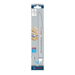 Bosch Pro Recipro Saw Blade BIM S 1110 VF Heavy for Wood and Metal, 225x22x1.6, 5pcs 2608657610