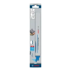 Bosch Pro Recipro Saw Blade Thick Metal precise S1137HBF Blade, 1.1 x 25 x 225 mm, 5pcs 2608658998