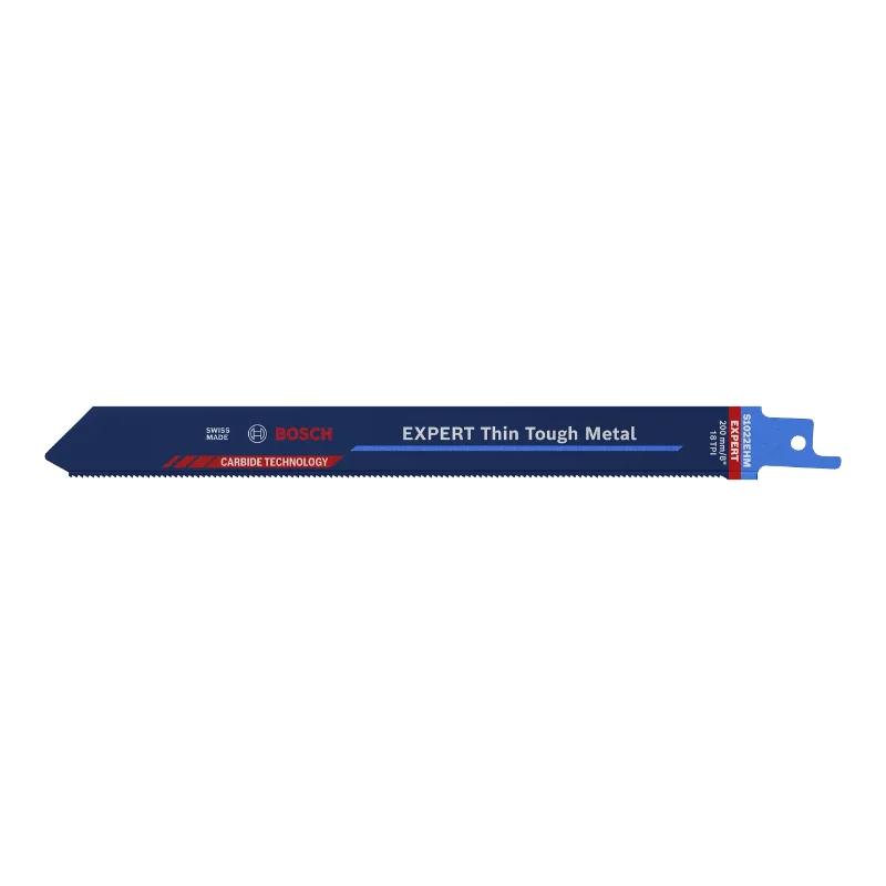 Bosch Pro Sabre Saw Blades 200mm 19x1mm S 1022 EHM Endurance for Stainless Steel, 1 Bosch Pro Recipro Saw Blade S 1022 EHM Endurance for Stainless Steel, 200x19x1 2608900363