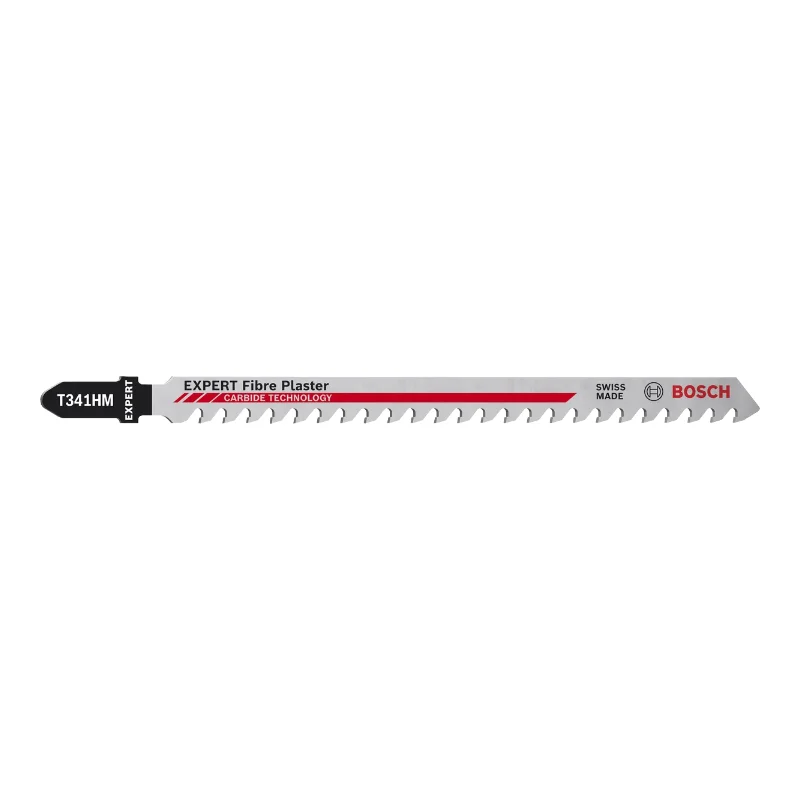 Bosch Pro Jigsaw Blades 132mm 3pcs, HM/TC T 341 HM 1 Bosch Pro Jigsaw Saw Blade HM/TC T 341 HM Special for Fiber and Plaster, 3pcs 2608900564