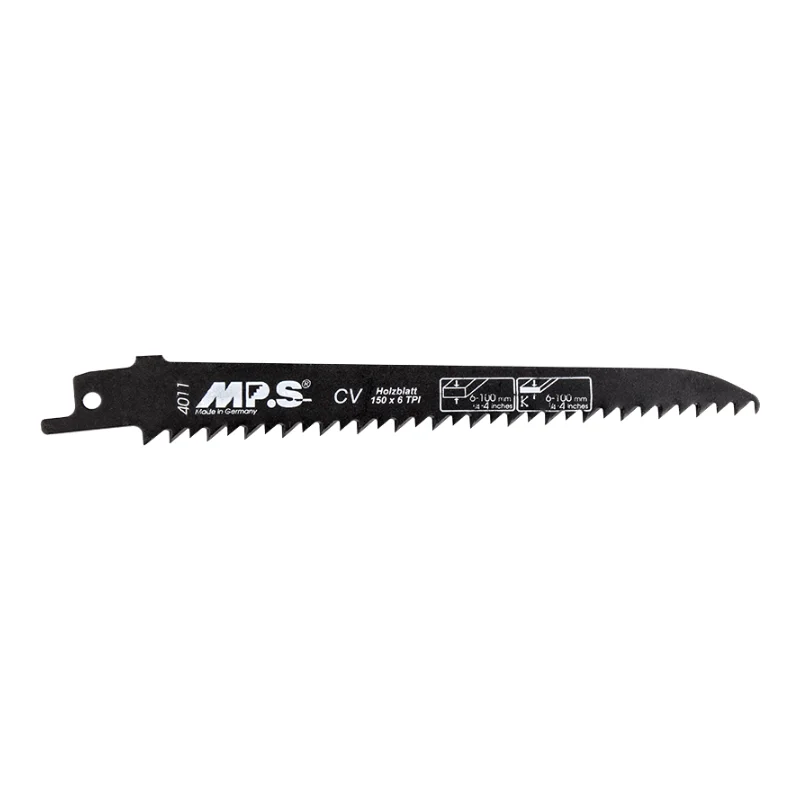 MPS Sabre Saw Blades 150mm 6 TPI 2pcs 1 MPS4011 MPS Sabre Saw Blade 150Mm 6 Tpi 5pcs MPS4011