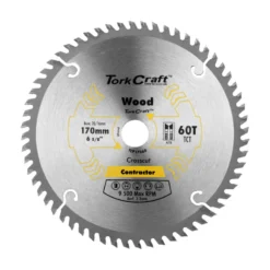 Tork Craft Contractor Blade 170x60t 20/16 Circular Saw TCT TCP17060