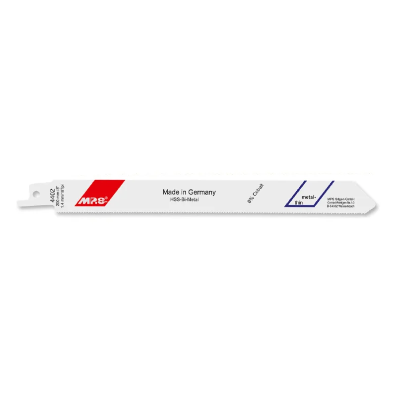 MPS Sabre Saw Blades 200mm 5pcs Bi-Metal MPS4402 1 MPS Sabre Saw Blade Bi-Metal 200mm 18 TPI 5pcs MPS4402