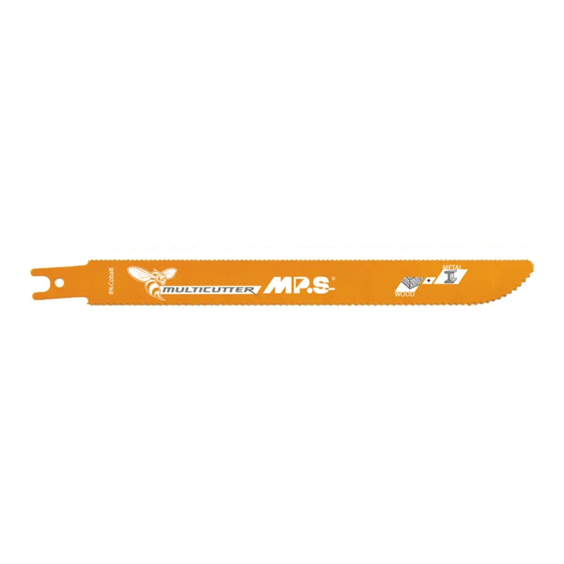 MPS Sabre Saw Blades 200mm 2pcs Metal/Wood MPS4704-2 1 MPS Sabre Saw Metal&Wood 200mm Multicutter U-Shank 10&14TPI 2pcs MPS4704-2