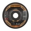 Rhodius FT38 Cutting Disc SS 115x2mm Flat Type 41 3 Rhodius FT38 Freehand Cutting Disc Stainless Steel 115mmx2mmx22.23mm, Flat, Type 41 208727