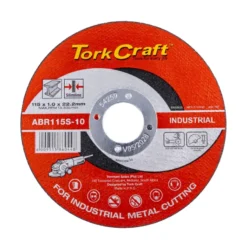 Tork Craft Cutting Disc Industrial Metal & SS 115x1.0x22.2mm ABR115S-10