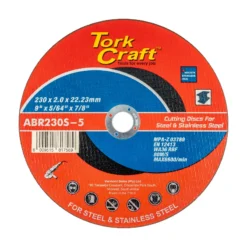 Tork Craft Cutting Disc Steel & Stainless Steel 230x2.0x22.2mm ABR230S-5 (10)