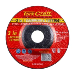 Tork Craft 2 In 1 Grinding & Cutting Disc 115mm X 2.8 X 0.22 STL/SS/PVA/ALU/STN ABR115GC (20)